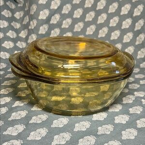 Dynaware Pyr-O-Rey 1960s casserole dish